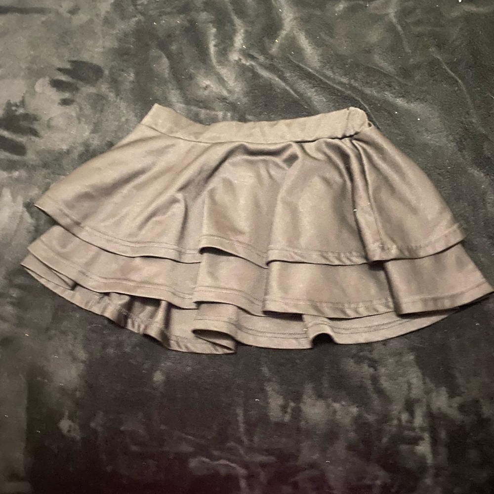 Black Tiered Skirt